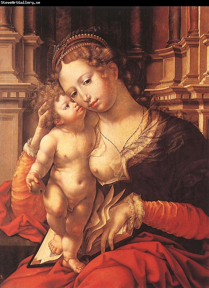 GOSSAERT, Jan (Mabuse) Virgin and Child sdg